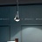 Серия подвесных светильников с глянцевыми коническими плафонами и линзированными светодиодными источниками CAI A фото 12