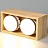 Накладной светодиодный светильник с деревянным корпусом 14W3000K фото 9