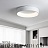 Плоская светодиодная лампа на потолок TRAY 60 см  Черный фото 6