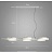 Светодиодный реечный светильник в шести цветовых решениях TAVIS LONG 3 плафона Серый фото 7