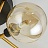 Потолочная люстра в стиле постмодерн со стеклянными плафонами NEXO 9 плафонов Латунь Золотой фото 16