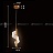 Серия подвесных светодиодных светильников с завитым лентовидным плафоном с точечным паттерном ORNELLA Черный 1 плафон фото 2