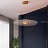 Серия подвесных светодиодных светильников с прозрачным рассеивателем дисковидной формы и круглым центровым плафоном IVARA A фото 6