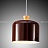 Серия подвесных светильников со скругленными цилиндрическими плафонами в коническом деревянном держателе FINA A коричневый фото 5