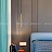 Подвесной светодиодный светильник с латунным цилиндрическим плафоном в стеклянном корпусе в форме песочных часов MANI Золотой фото 7