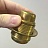 Ретро патрон Е27, с кольцом, золото, фото 3