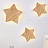 Настенный светильник в виде звезды STAR B фото 5