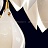 Дизайнерский подвесной светильник с каплевидным плафоном из нефритового фарфора в форме белого бутона LEA 1 плафон фото 9