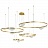 Серия кольцевых люстр с коронообразными плафонами разного диаметра HANNA A модель А 40 см   фото 11