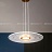 Серия подвесных светодиодных светильников с прозрачным рассеивателем дисковидной формы и круглым центровым плафоном IVARA A фото 8