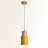 Деревянный подвесной светильник в скандинавском стиле PIPE WOOD SHORT Зеленый фото 4