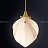 Дизайнерский подвесной светильник с каплевидным плафоном из нефритового фарфора в форме белого бутона LEA 2 плафона фото 12