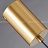 Подвесной светодиодный светильник с латунным цилиндрическим плафоном в стеклянном корпусе в форме песочных часов MANI Золотой фото 5